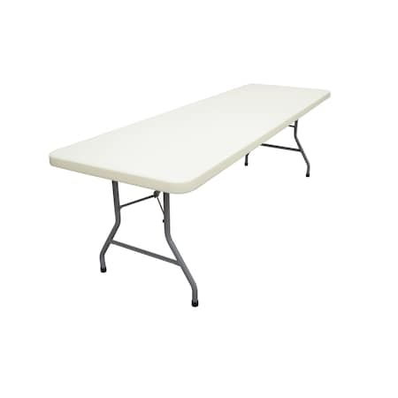 Atlas Commercial Products TitanPRO Plastic Folding Table, 8 ft x 30 Banquet PFT2-3096
